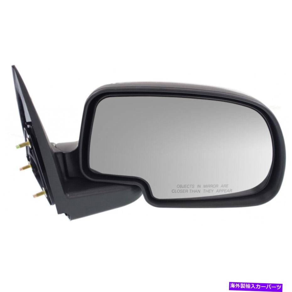 USミラー シボレーシルバラード2500 1999-2004ドアミラー助手席|マニュアル|クロム For Chevy Silverado 2500 1999-2004 Door Mirror Passenger Side | Manual | Chrome【並行輸入品】