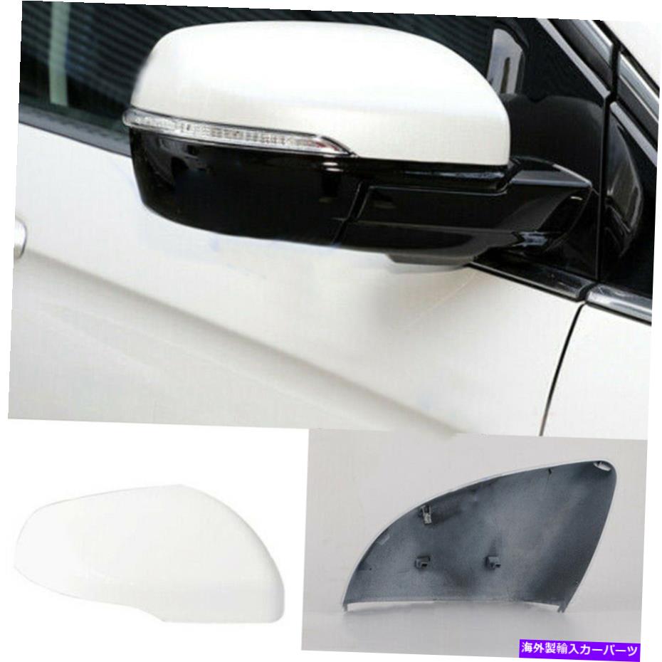 USミラー パールホワイトの右旅客サイドミラーカバーフォードエッジ2015-21のフィット Pearl White Right Passenger Side Mirror Cover Replace Fits For Ford Edge 2015-21【並行輸入品】