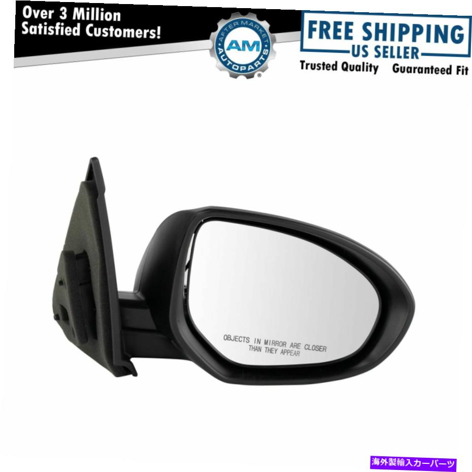 USミラー ミラーパワースムーズブラック助手席側右RH 10-13マツダ3マツダ3 Mirror Power Smooth Black Passenger Side Right RH for 10-13 Mazda 3 Mazda3【並行輸入品】