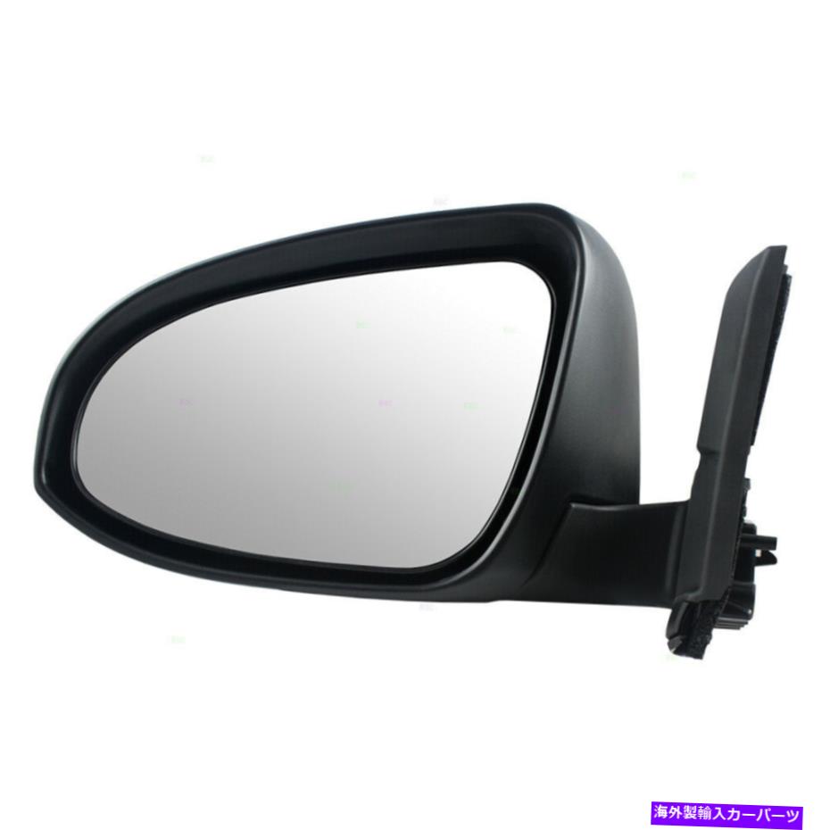USミラー 新しいドライバーマニュアルサイドミラーガラスハウジング15-18トヨタヤリスハッチバック New Drivers Manual Side Mirror Glass Housing for 15-18 Toyota Yaris Hatchback【並行輸入品】