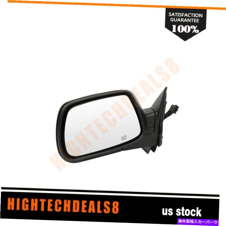 USミラー LHサイドトウミラーCH1320246 2005-10のジープグランドチェロキーパワーヒートブラック LH Side Tow Mirror CH1320246 For 2005-10 Jeep Grand Cherokee Power Heated Black【並行輸入品】