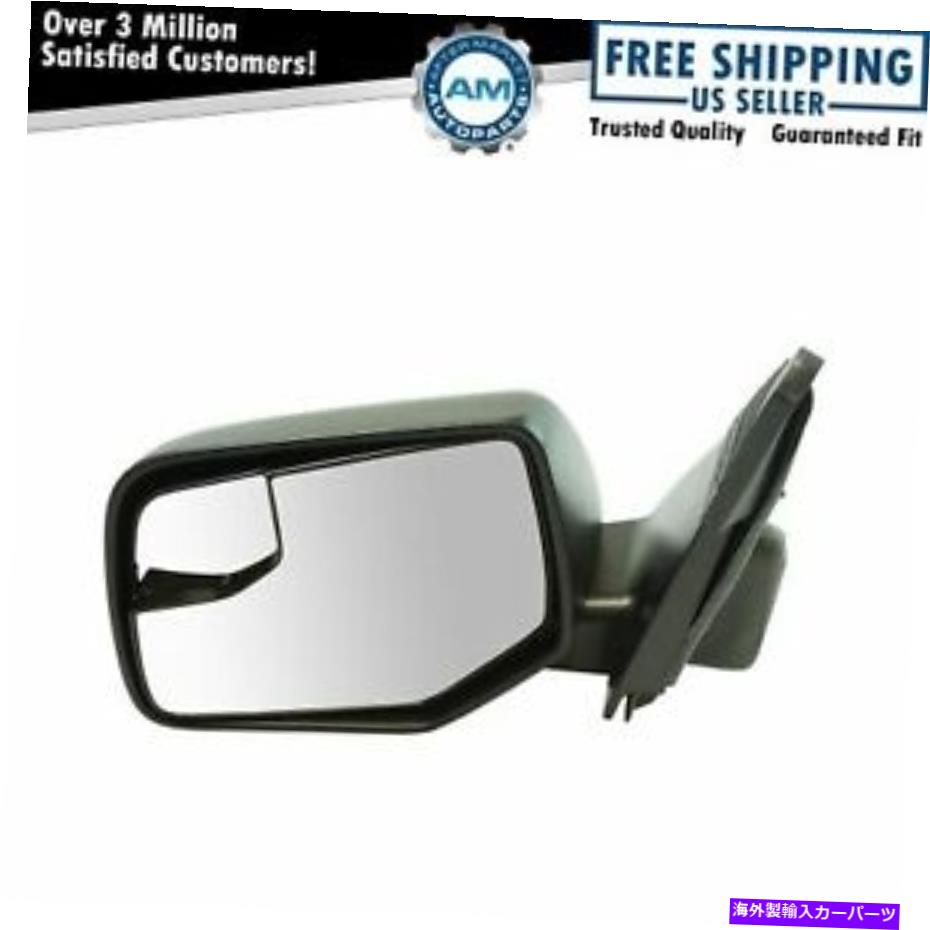 USミラー エクステリアミラーブラックテクスチャパワーW/スポッターガラスLHドライバーサイドの水銀 Exterior Mirror Black Textured Power w/ Spotter Glass LH Driver Side for Mercury【並行輸入品】