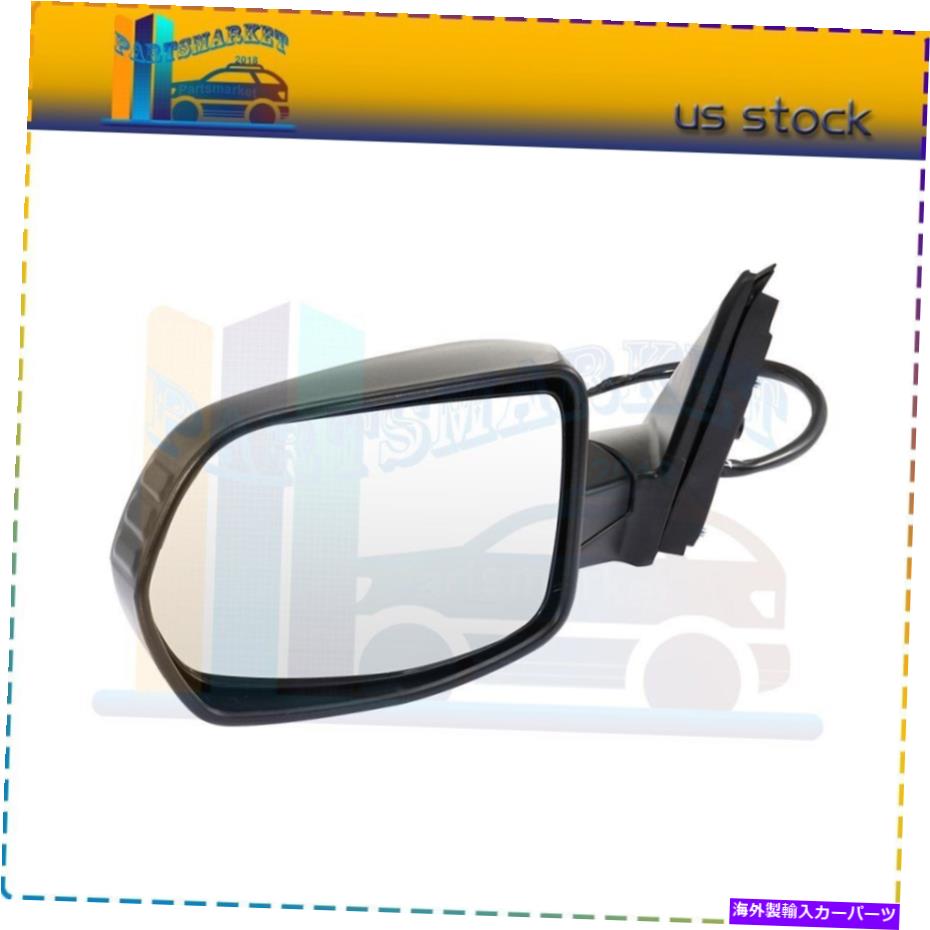 USミラー 07-11ホンダCR-Vパワーミラーブラックテクスチャマニュアルテレススコープドライバー側 For 07-11 Honda CR-V Power Mirror Black Textured Manual Telescope Driver Side【並行輸入品】