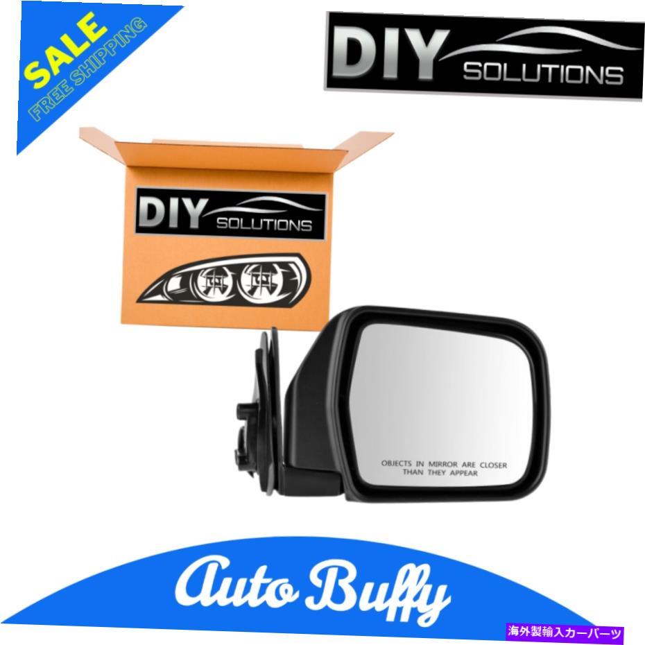 USミラー 92-95トヨタ4runnerのミラーパワーブラックRH右助手席側 Mirror Power Black RH Right Passenger Side for 92-95 Toyota 4Runner【並行輸入品】