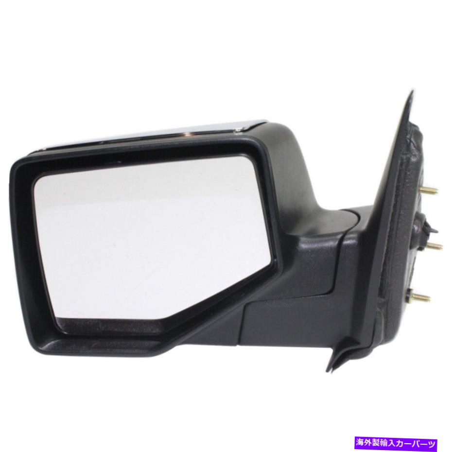USミラー Ford Ranger 2006-2011ドアミラードライバー側|マニュアル|非加熱|クロム For Ford Ranger 2006-2011 Door Mirror Driver Side | Manual | Non-Heated | Chrome【並行輸入品】