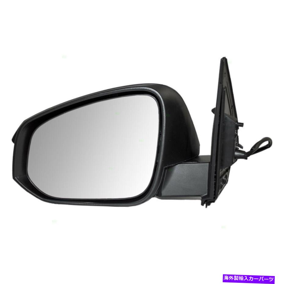 USミラー 新しいドライバーパワーサイドビューミラーガラスハウジングテクスチャー13-15トヨタラブ4 New Drivers Power Side View Mirror Glass Housing Textured for 13-15 Toyota RAV4【並行輸入品】