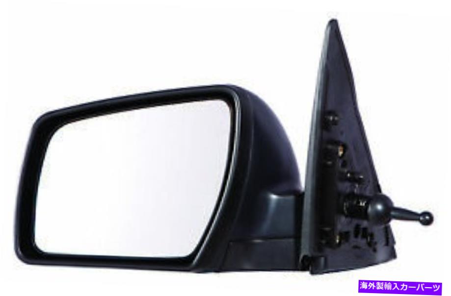 USミラー Kia Soul 2010 2011ドアミラードライバーサイドマニュアルリモートブラック非加熱 For Kia Soul 2010 2011 Door Mirror Driver Side Manual Remote Black Non-Heated【並行輸入品】