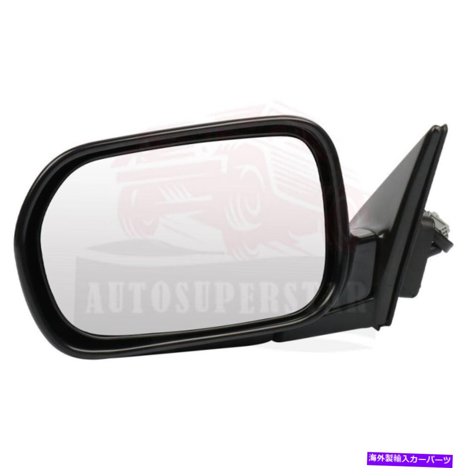 USミラー 1 x lhサイドブラックフォルダアウェイパワー調整ミラーホンダアコード1999-2002 1 X LH Side Black Foldaway Power Adjustment Mirror For Honda Accord 1999-2002【並行輸入品】