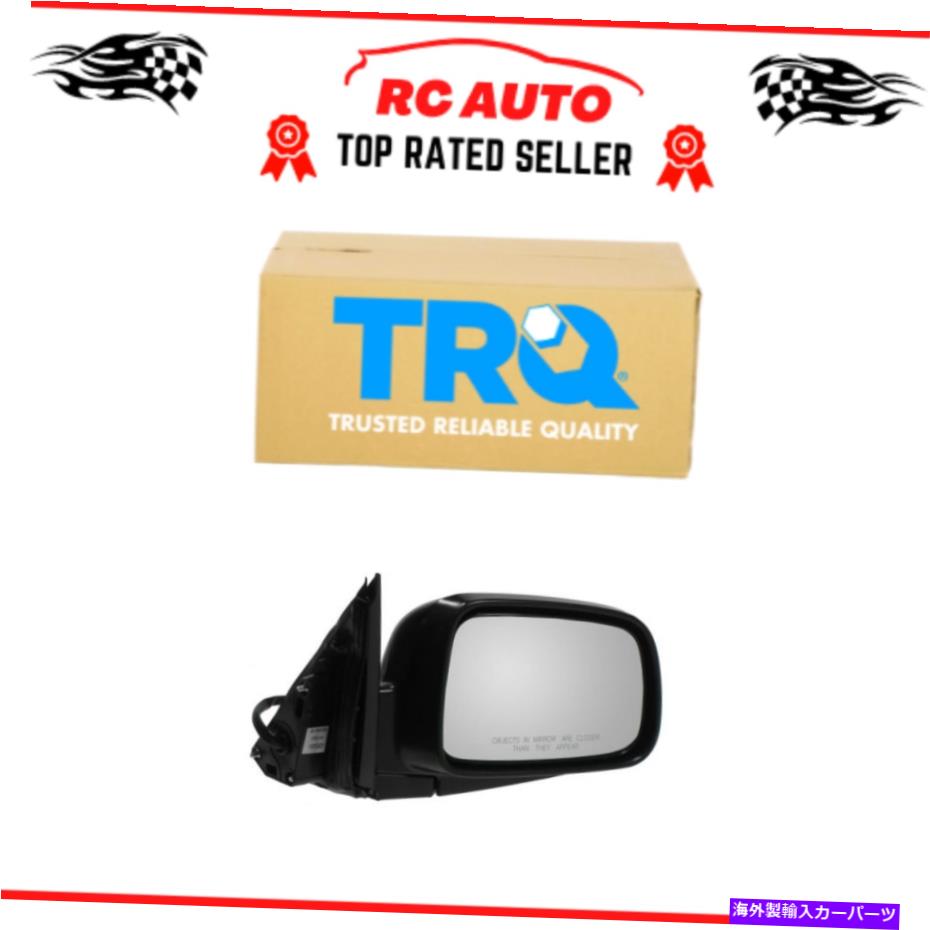 USミラー TRQパワーテクスチャブラックドアミラー02-06 CR-Vの右RHパッセンジャーサイド TRQ Power Textured Black Door Mirror Right RH Passenger Side for 02-06 CR-V【並行輸入品】