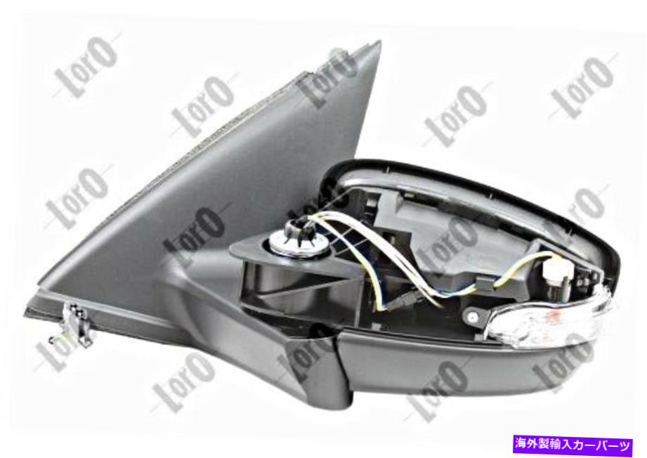 USミラー Skoda Fabia III 3 15- 6V0857537Aのために左にプライミングされたサイドミラーの凸型 Side Mirror Convex Primed Left For SKODA Fabia III 3 15- 6V0857537A【並行輸入品】