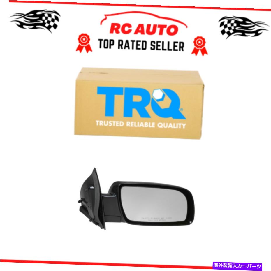 USミラー TRQマニュアルサイドビューミラーブラックRHの88-05シボレーアストロサファリ TRQ Manual Side View Mirror Black RH for 88-05 Chevy Astro Safari【並行輸入品】