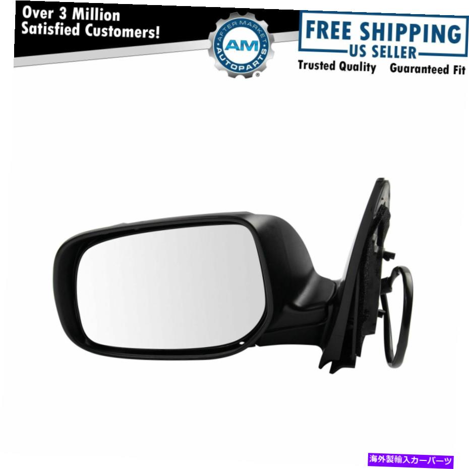 USミラー サイドビューミラーパワーテクスチャブラックドライバーは09-13トヨタカローラのためにLHを去りました Side View Mirror Power Textured Black Driver Left LH for 09-13 Toyota Corolla【並行輸入品】