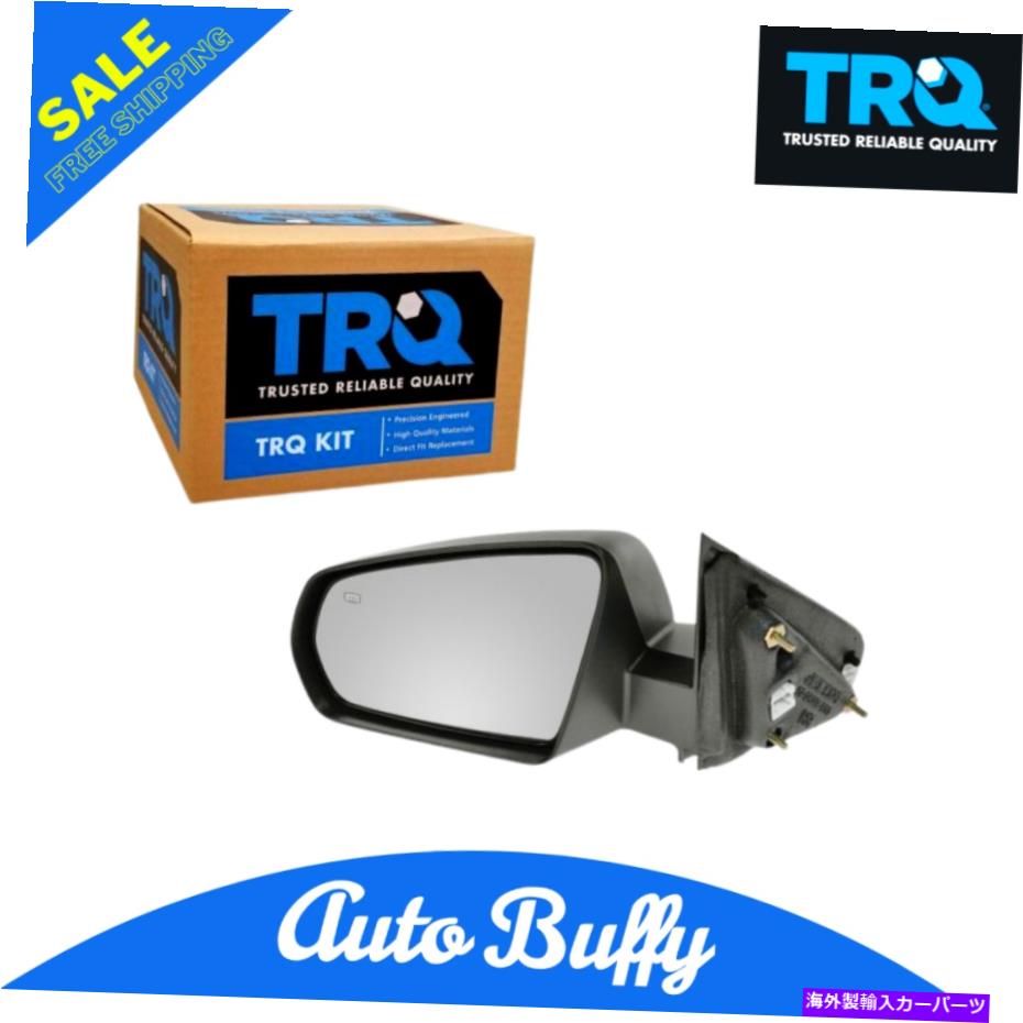 USミラー TRQサイドビューミラーパワー08-13ダッジアベンジャーのための黒いLH TRQ Side View Mirror Power Heated Black LH for 08-13 Dodge Avenger【並行輸入品】