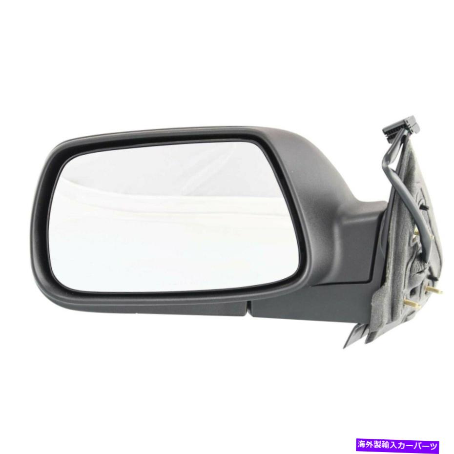 USミラー 2005-10のパワーミラージープグランドチェロキードライバーサイドテクスチャブラック Power Mirror for 2005-10 Jeep Grand Cherokee Driver Side Textured Black【並行輸入品】