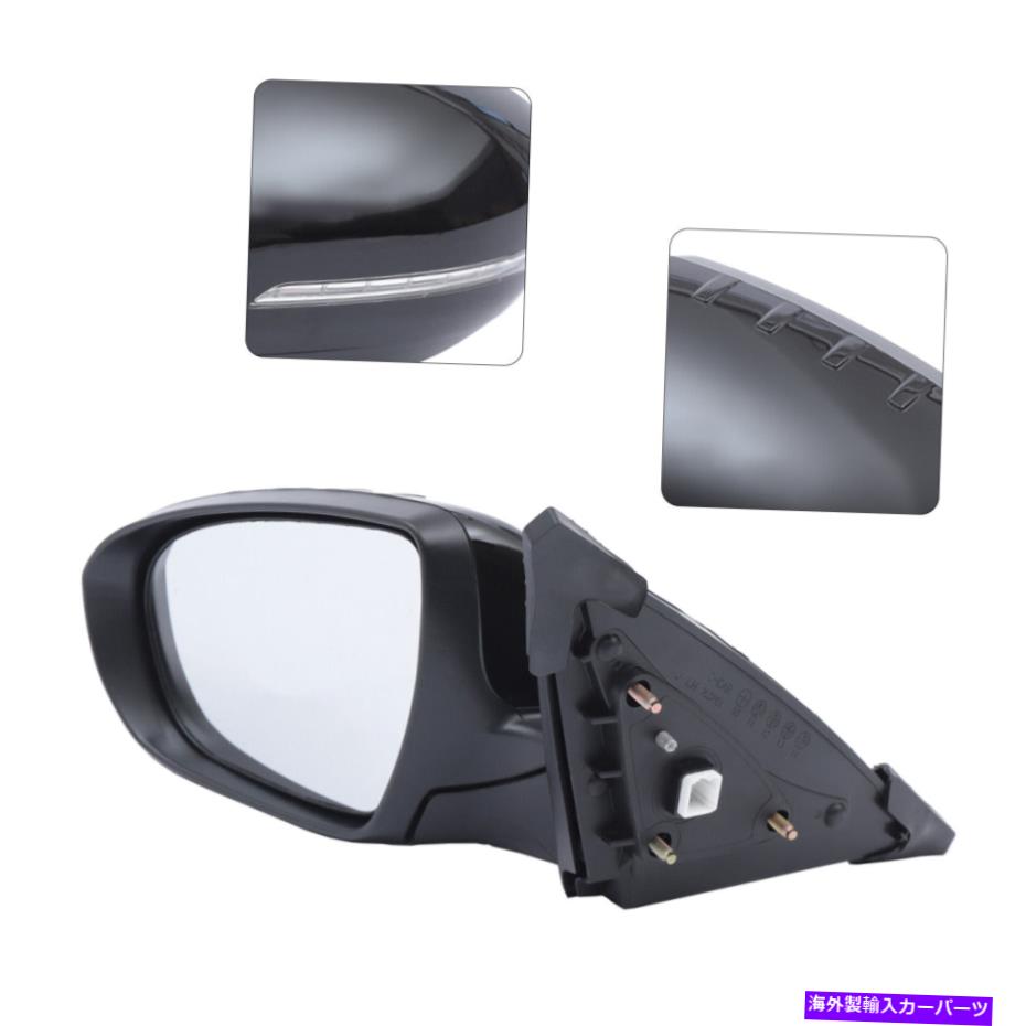 USミラー 2011-2013のパワー加熱バックミラー左ドライバー側 Power Heated Rearview Mirror Left Driver Side for 2011-2013 Kia Optima Foldable【並行輸入品】