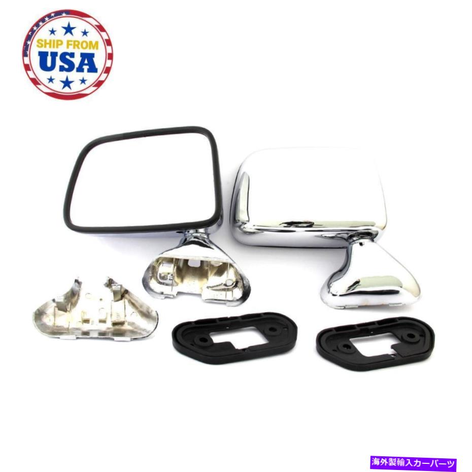 USミラー フィットトヨタハイラックスLN RNクロムドアミラー左右側ペア1988 1989-1904 FIT TOYOTA HILUX LN RN CHROME DOOR MIRRORS LEFT RIGHT SIDE PAIR 1988 1989-1904【並行輸入品】