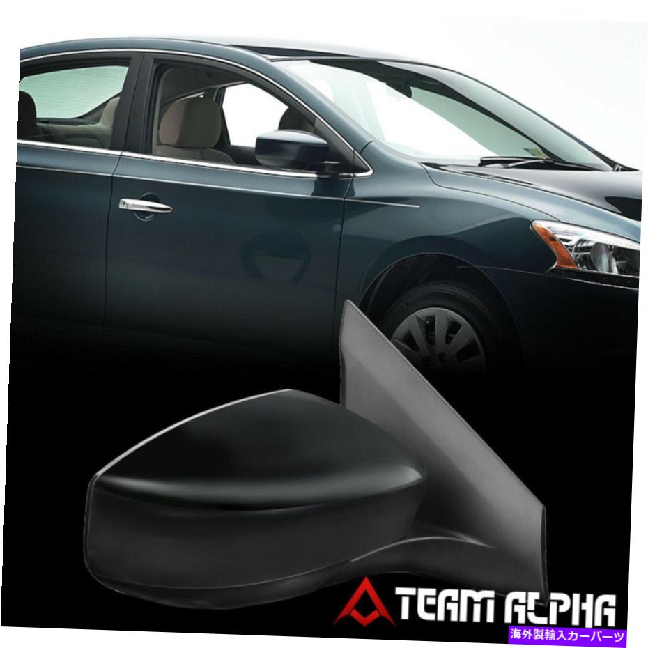 USミラー 2013-2015日産セントラ[右助手席側]マニュアル+加熱ドアカーミラー Fits 2013-2015 Nissan Sentra[Right Passenger Side]Manual+Heated Door Car Mirror【並行輸入品】