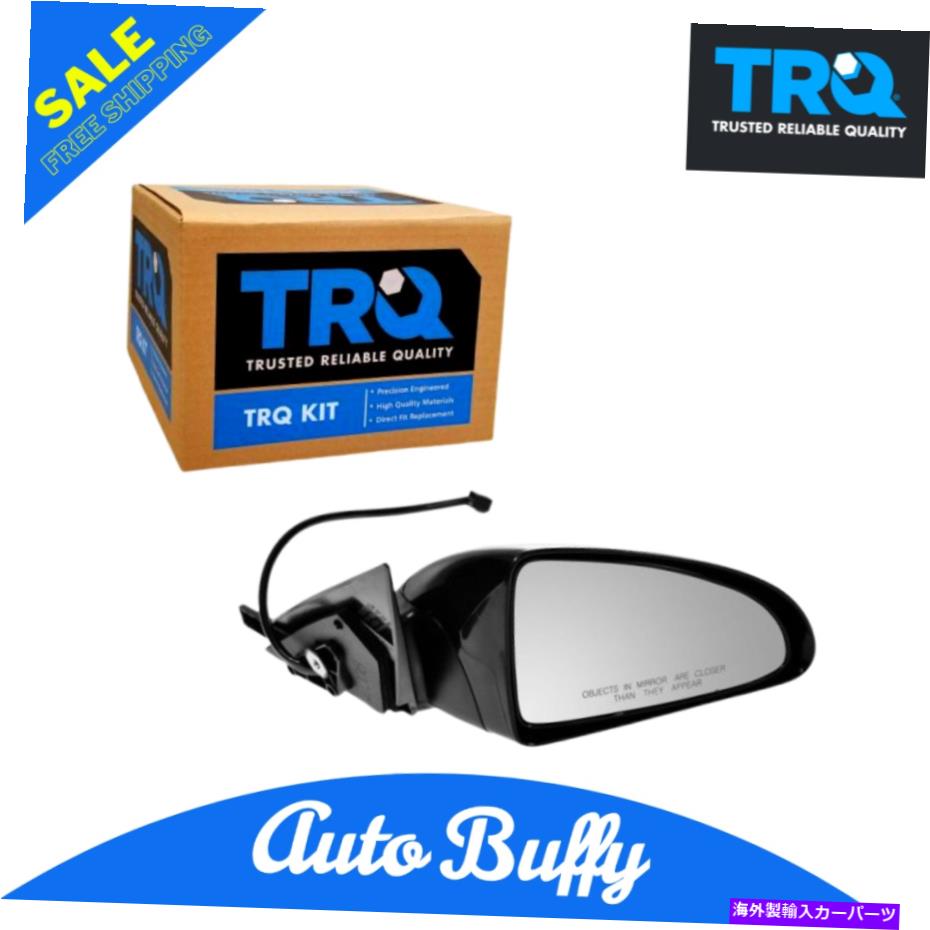 USミラー TRQパワーブラックスムースドアミラー06-09ポンティアックG6の右RHパッセンジャーサイド TRQ Power Black Smooth Door Mirror Right RH Passenger Side for 06-09 Pontiac G6【並行輸入品】