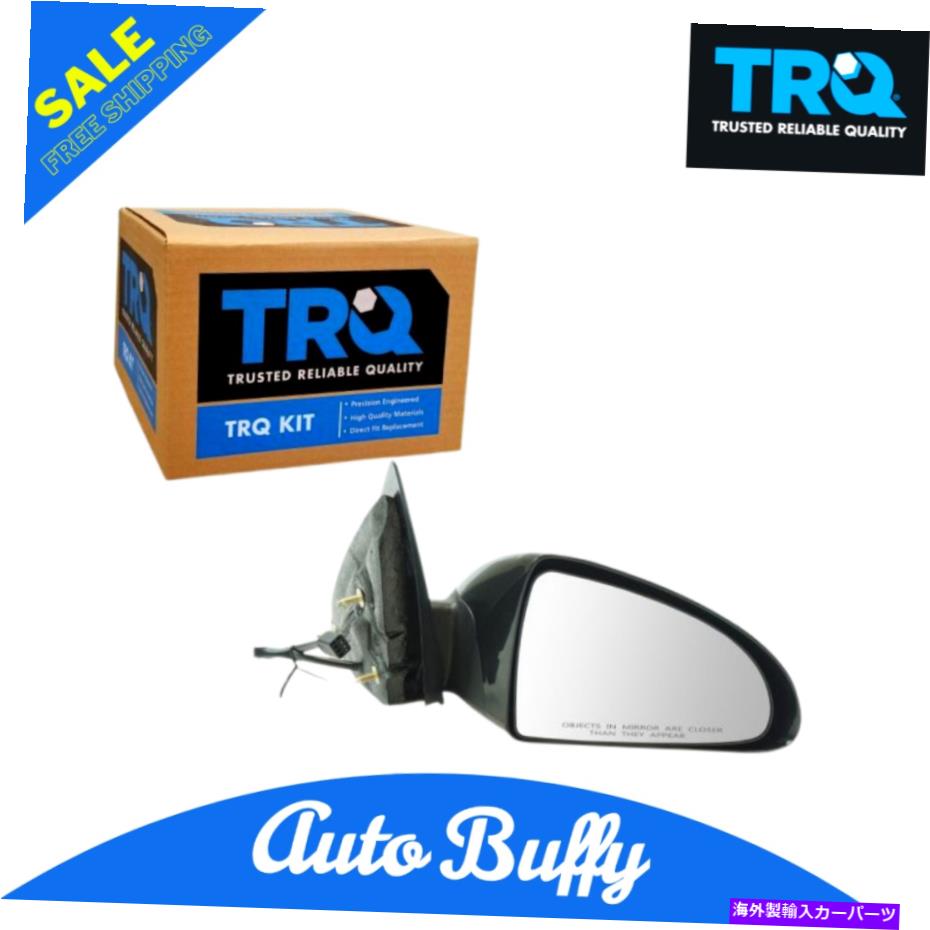 USミラー TRQエクステリアパワーミラー06-08マリブのためのブラックスムースRHパッセンジャーサイド TRQ Exterior Power Mirror Black Smooth RH Passenger Side for 06-08 Malibu New【並行輸入品】