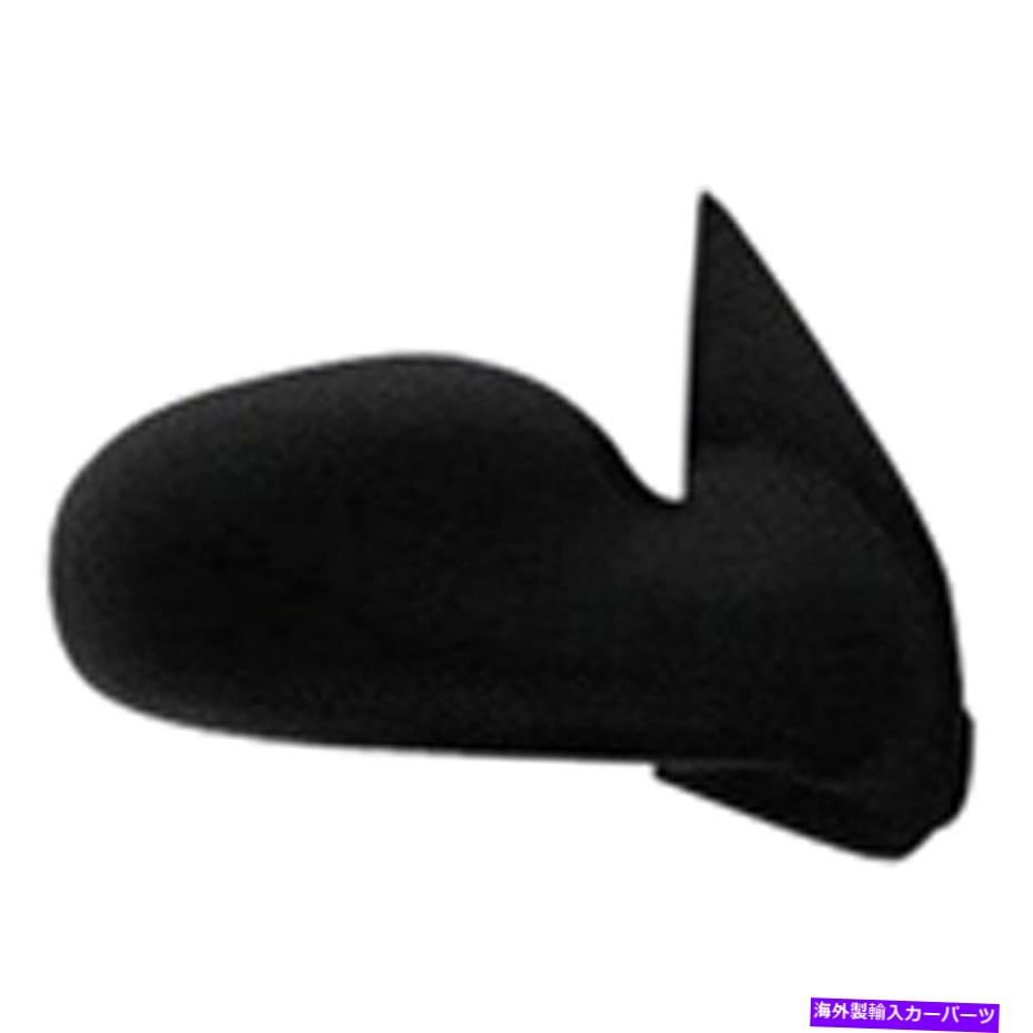 USミラー 交換用の黒いテクスチャの助手席側のマニュアルドアミラー Replacement Black Textured Passenger Side Manual Door Mirror【並行輸入品】