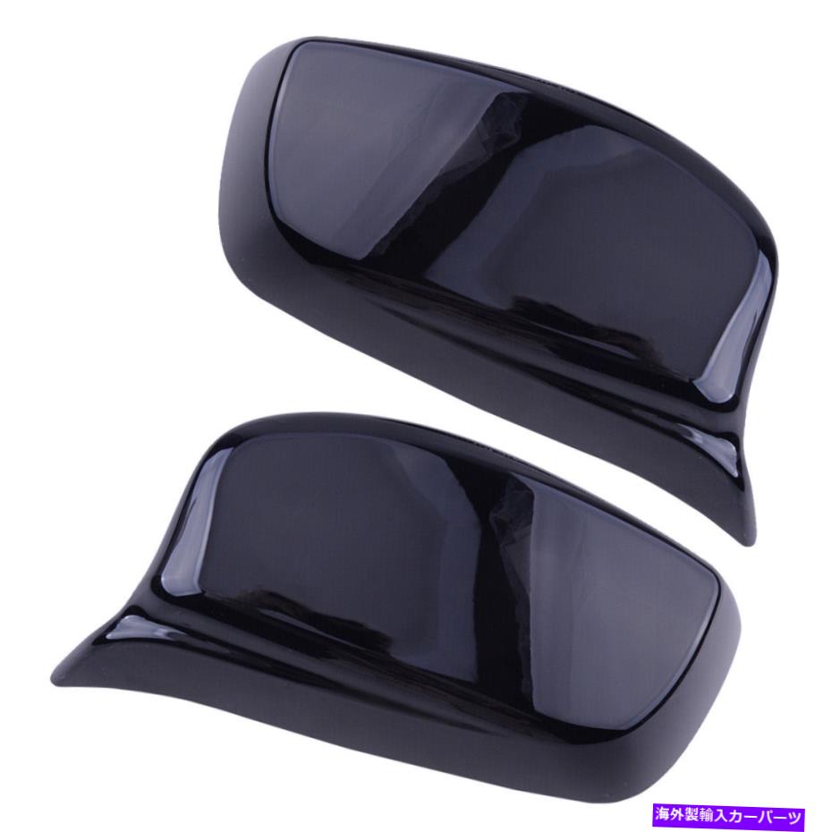 USミラー 1ペアブラックドアサイドミラーカバーカバーBMW E60 E61 E63 E64 2003-2008に適しています 1Pair Black Door Side Mirror Cover Caps Fit For BMW E60 E61 E63 E64 2003-2008【並行輸入品】