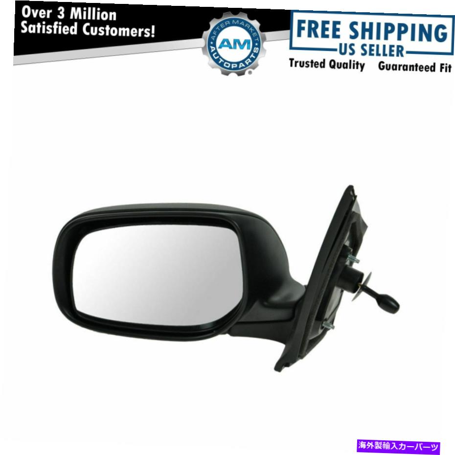 USミラー マニュアルサイドビューミラードライバーは06-12トヨタヤリスセダンのためにLHを去った Manual Side View Mirror Driver Left LH for 06-12 Toyota Yaris Sedan【並行輸入品】