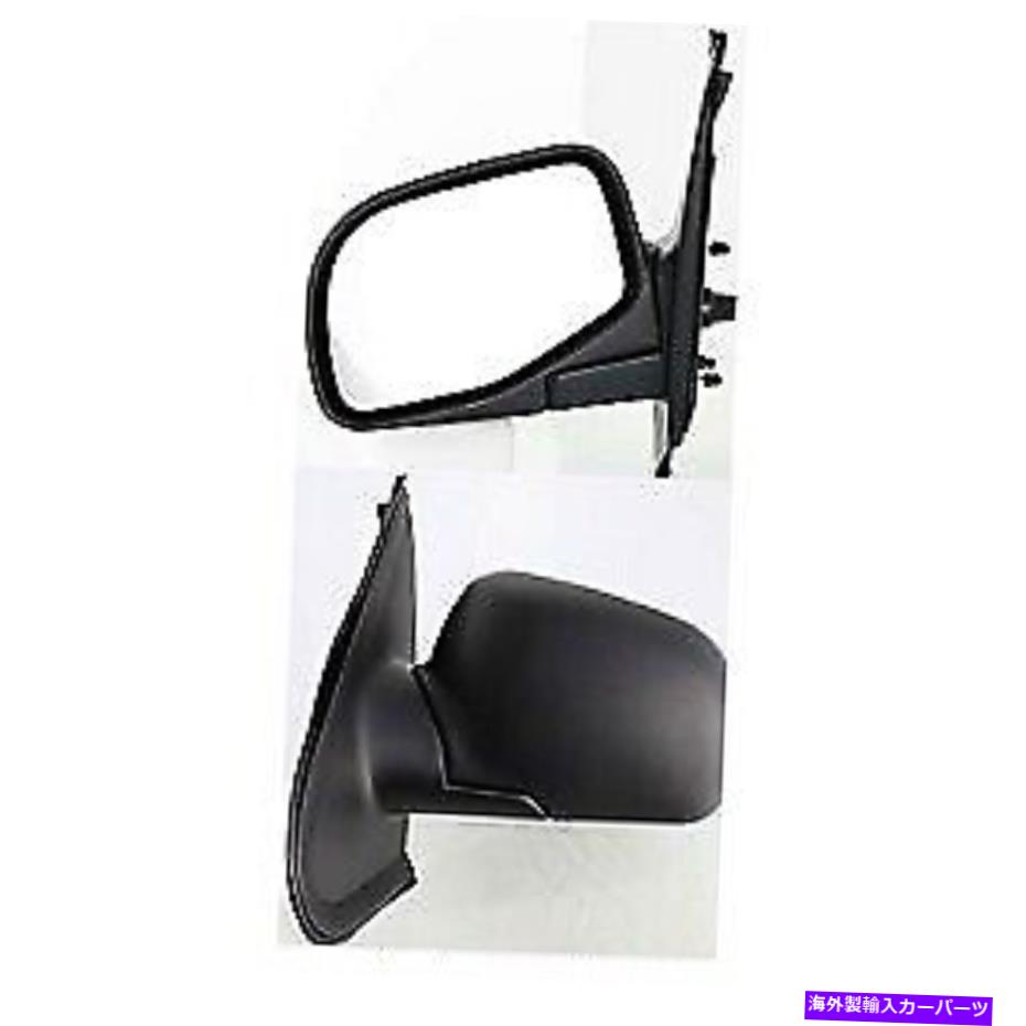 USミラー マニュアルサイドビュードアミラーアセンブリペアセットドライバー+乗客左+右 Manual Side View Door Mirror Assembly Pair Set Driver+Passenger Left+Right【並行輸入品】