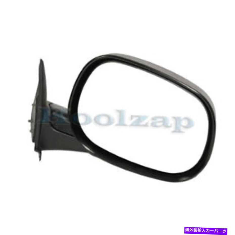 USミラー 98-02ラムピックアップトラックリアビューミラーマニュアルテクスチャブラック右側のTyc TYC For 98-02 Ram Pickup Truck Rear View Mirror Manual Textured Black Right Side【並行輸入品】