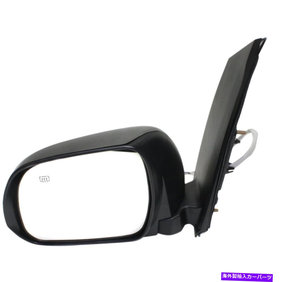 USミラー ミラーパワー加熱された滑らかな黒いLHトヨタシエナのためのドライバー側 Mirror Power Heated Smooth Black LH Left Driver Side for Toyota Sienna【並行輸入品】