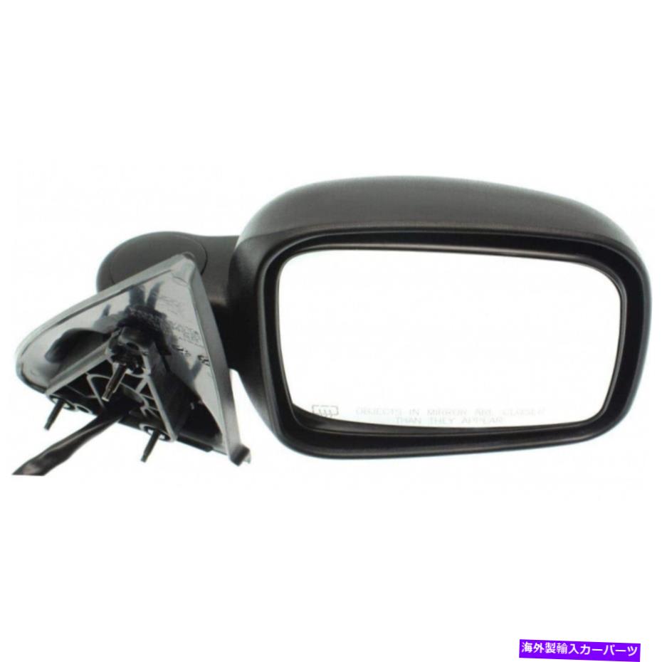 USミラー Jeep Liberty 2002-2007ドアミラーの助手席側|パワー|加熱されたテクスチャー For Jeep Liberty 2002-2007 Door Mirror Passenger Side | Power | Heated Textured【並行輸入品】
