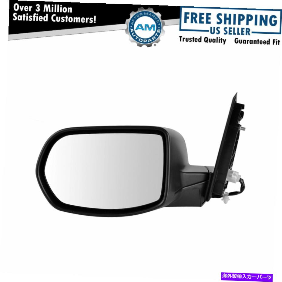 USミラー ミラーパワーテクスチャブラックLH左ドライバーサイド12-16ホンダCR-V CRV Mirror Power Textured Black LH Left Driver Side for 12-16 Honda CR-V CRV【並行輸入品】