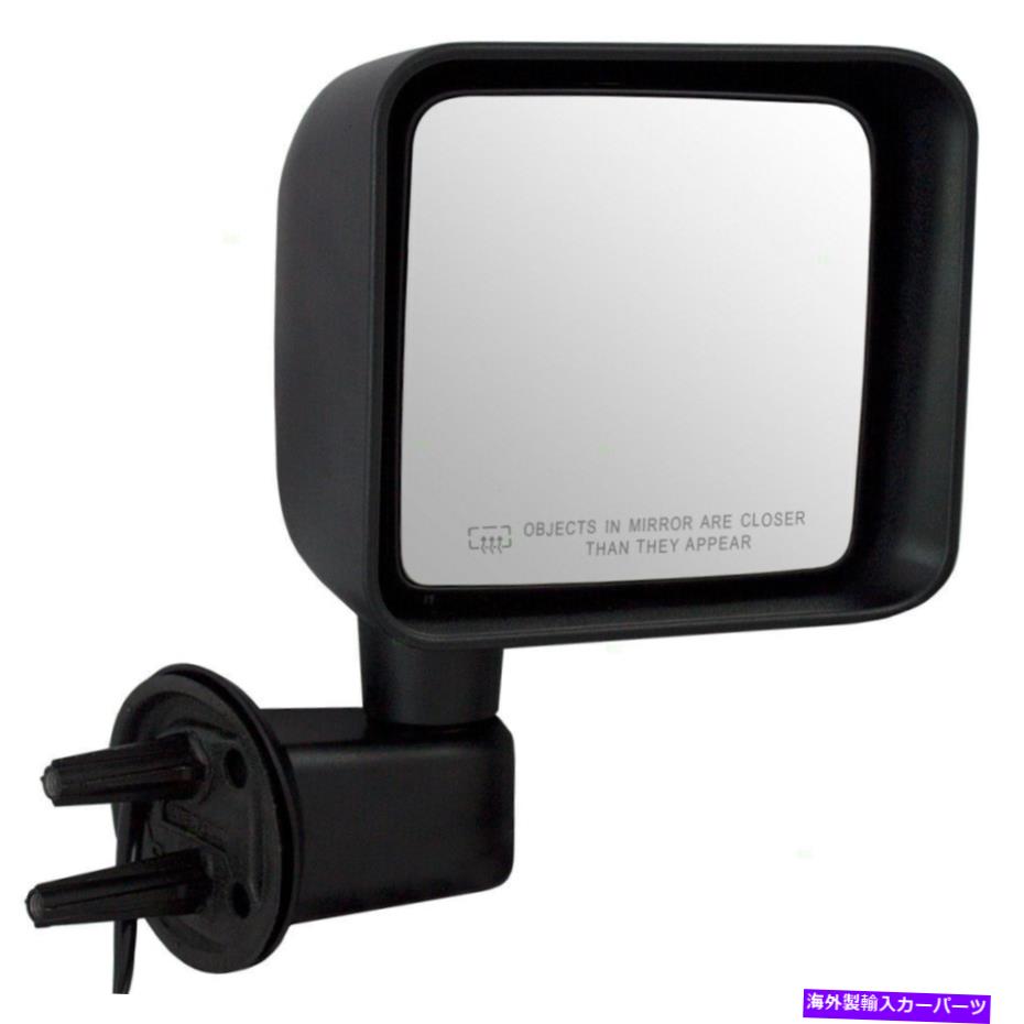 USミラー 2014年ラングラー68229612AAの乗客サイドパワーミラーテクスチャブラックW/ヒート Passenger Side Power Mirror Textured Black W/Heat for 2014 Wrangler 68229612AA【並行輸入品】