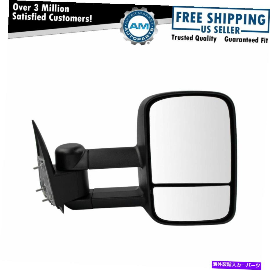 USミラー ミラーサイドビューけん引マニュアル乗客右RHシボレーGMCピックアップトラック Mirror Side View Towing Manual Passenger Right RH for Chevy GMC Pickup Truck【並行輸入品】