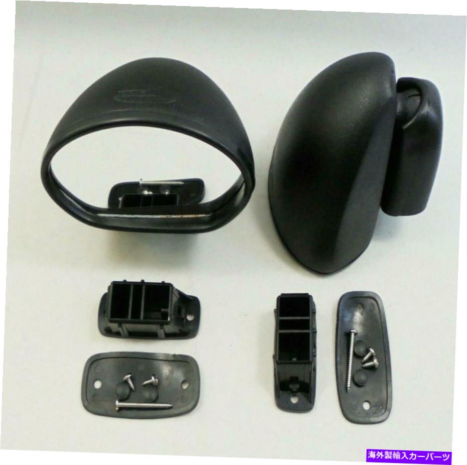 USミラー 日産ダットサン100 a（e10、blf10）弾丸ブラックドアミラーフェンダーペアのための74-80 74-80 For Nissan Datsun 100 A (E10,BLF10) Bullet Black Door Mirrors Fender Pair【並行輸入品】 39,540円