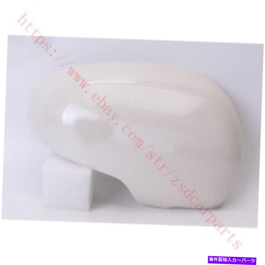 USミラー トヨタマークx 2010-19の1xカーホワイトフロントミラーカバーカバーカバーカバーカバー 1x Car White Front Right Side Mirror Cover Replacement for Toyota Mark X 2010-19【並行輸入品】