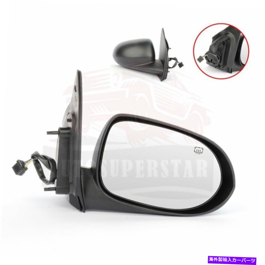 USミラー ダッジキャリバー2010-2012用1 PC RHサイドブラック加熱エクステリアミラー 1 pc RH Side Black Heated Exterior Mirror For Dodge Caliber 2010-2012【並行輸入品】