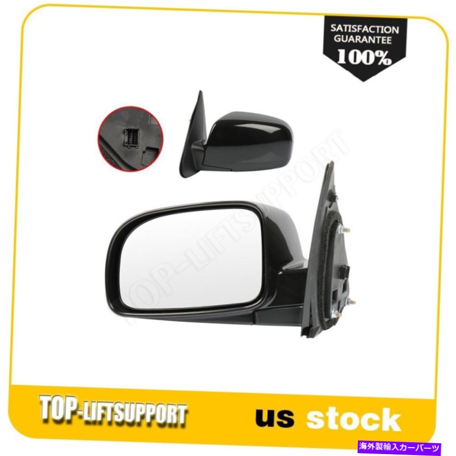 USミラー パワーヒーティングフィット2007-2012ヒュンダイサンタフェ左サイドブラックミラーHY1320156 Power Heating Fits 2007-2012 Hyundai Santa FE Left Side Black Mirror HY1320156【並行輸入品】