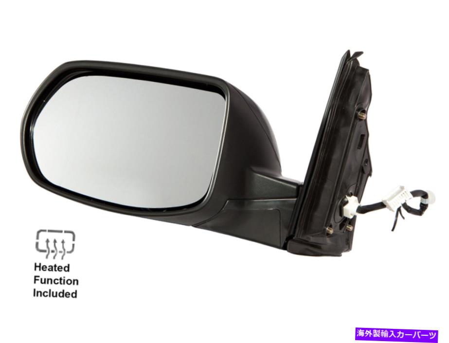 USミラー サイドミラー2012- 2016 CRV CR -V加熱PTMキャップフラットレンズドライバー左側 For Side Mirror 2012 - 2016 CRV CR-V Heated PTM Cap Flat Lens Driver Left Side【並行輸入品】