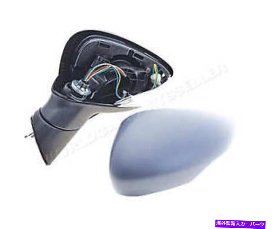 USミラー Ford Fiesta 2008-電動サイドミラー調整可能な加熱プライミング凸左 FORD FIESTA 2008- Electric Side Mirror adjustable heated primed convex LEFT【並行輸入品】