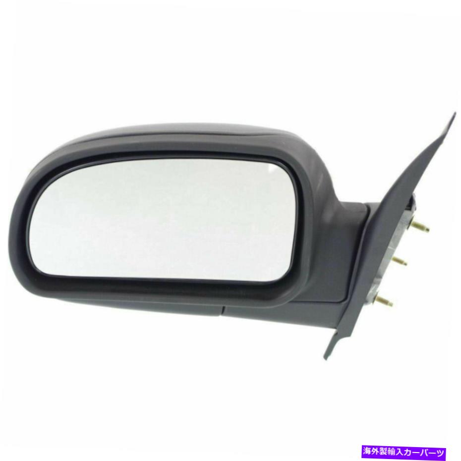 USミラー GMC Envoy 2002-2009ドアミラードライバー側|マニュアル|テクスチャ|非加熱 For GMC Envoy 2002-2009 Door Mirror Driver Side | Manual | Textured | Non Heated【並行輸入品】
