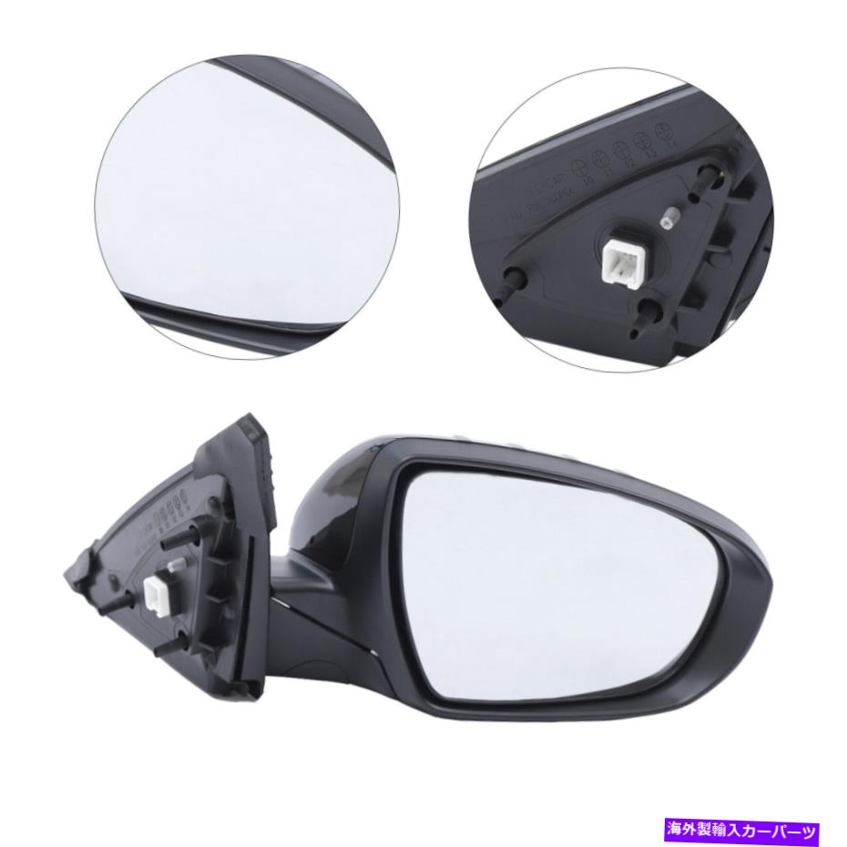 USミラー 2011年12 2013 Kia Optimaの右旅客側のマニュアル折りたたみ式ミラーアセンブリ Right Passenger Side Manual Folding Mirror Assembly For 2011 12 2013 Kia Optima【並行輸入品】