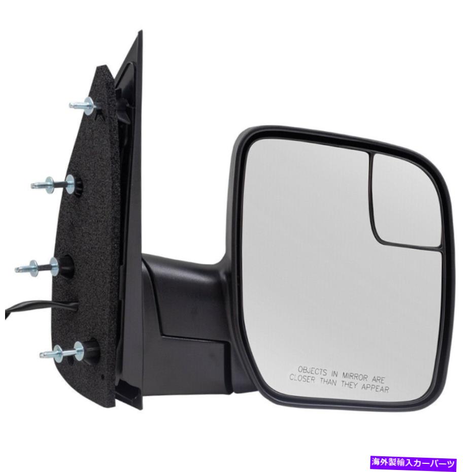 USミラー パワーセールタイプミラーフィット09-14フォードEシリーズバンパッセンジャーサイドスポッターグラス Power Sail Type Mirror fits 09-14 Ford E-Series Van Passenger Side Spotter Glass【並行輸入品】