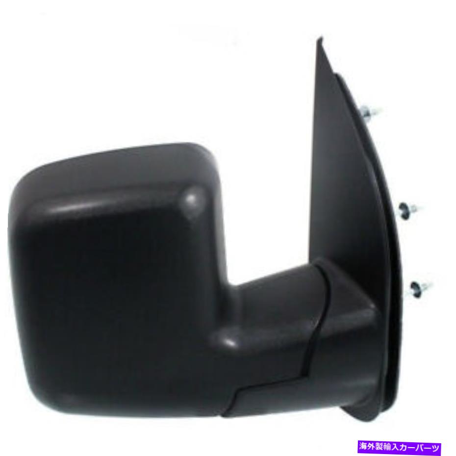 USミラー フォードE-150 2010-2014助手席側ドアミラーアウターリアセールマニュアルブラック For Ford E-150 2010-2014 Passenger Side Door Mirror Outer Rear Sail Manual Black【並行輸入品】