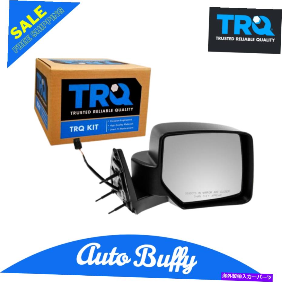 USミラー TRQブラックパワーサイドビューミラー乗客右RHの07-11ダッジニトロ TRQ Black Power Side View Mirror Passenger Right RH for 07-11 Dodge Nitro【並行輸入品】