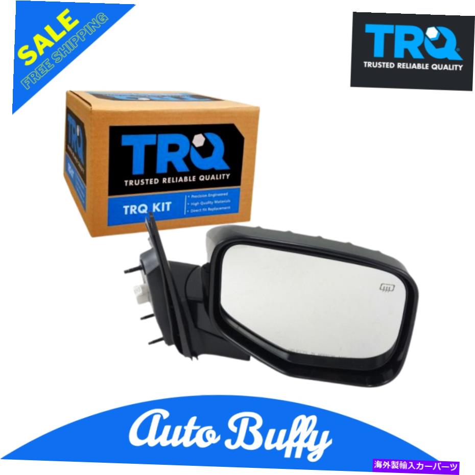 USミラー 06-08リッジラインピックアップトラックのためのTRQ折りたたみ式の暖かいミラー右乗客 TRQ Folding Power Heated Mirror Right Passenger for 06-08 Ridgeline Pickup Truck【並行輸入品】