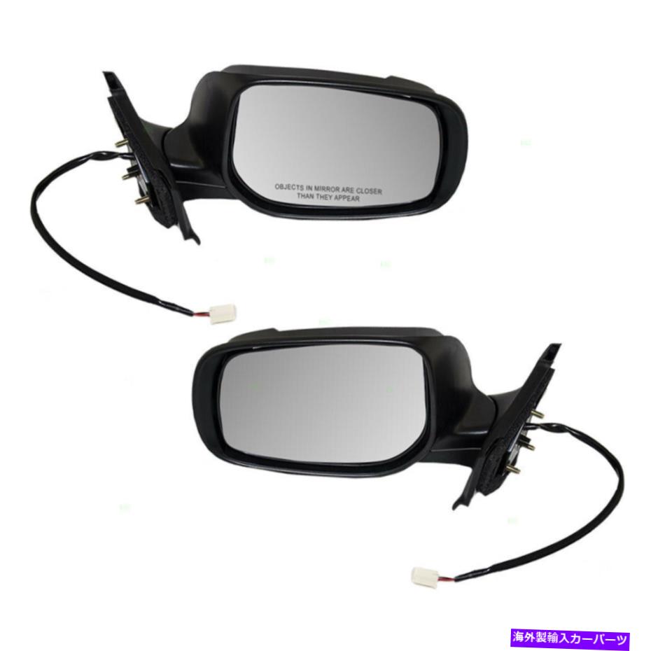 USミラー トヨタヤリスハッチバック07-11サイドビューパワーミラーのセットに適合 Fits Toyota Yaris Hatchback 07-11 Set of Side View Power Mirrors w/ Housing【並行輸入品】