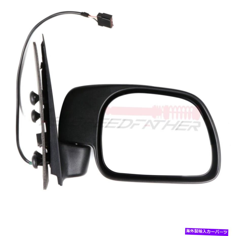 USミラー 1999年から2007年のパワーマニュアルフォールド加熱ブラックフォードF250右側ビューミラー Power Manual Fold Heated Black For 1999-2007 Ford F250 Right Side View Mirror【並行輸入品】