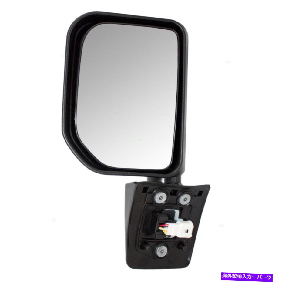 USミラー トヨタFJクルーザー07-14ドライバーサイドビューパワーミラーグロスブラックW/ランプ Fits Toyota FJ Cruiser 07-14 Drivers Side View Power Mirror Gloss Black w/ Lamp【並行輸入品】