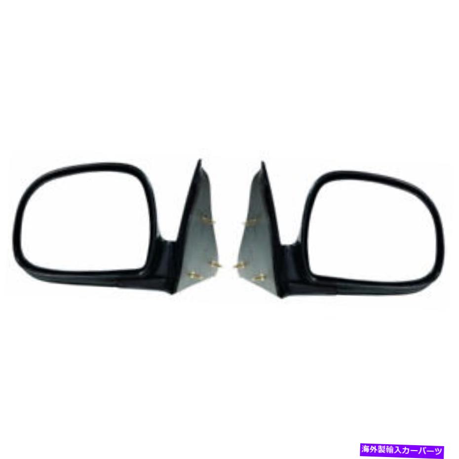 USミラー GMCソノマドアミラー1994-1997ペアドライバーと乗客側の側面が塗装されていない For GMC Sonoma Door Mirror 1994-1997 Pair Driver and Passenger Side Unpainted【並行輸入品】