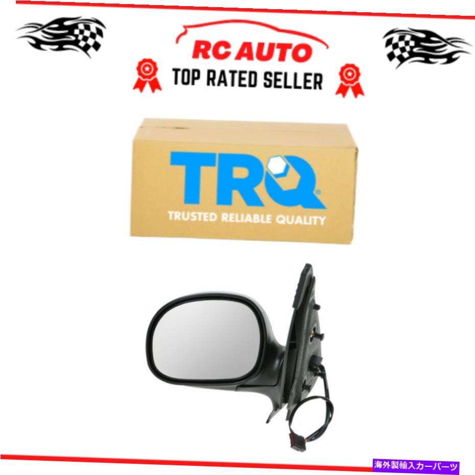 USミラー TRQパワーミラーブラック＆クロムLHドライバーサイドフィットフォードエクスペディションF150トラック TRQ Power Mirror Black & Chrome LH Driver Side Fits Ford Expedition F150 Truck【並行輸入品】